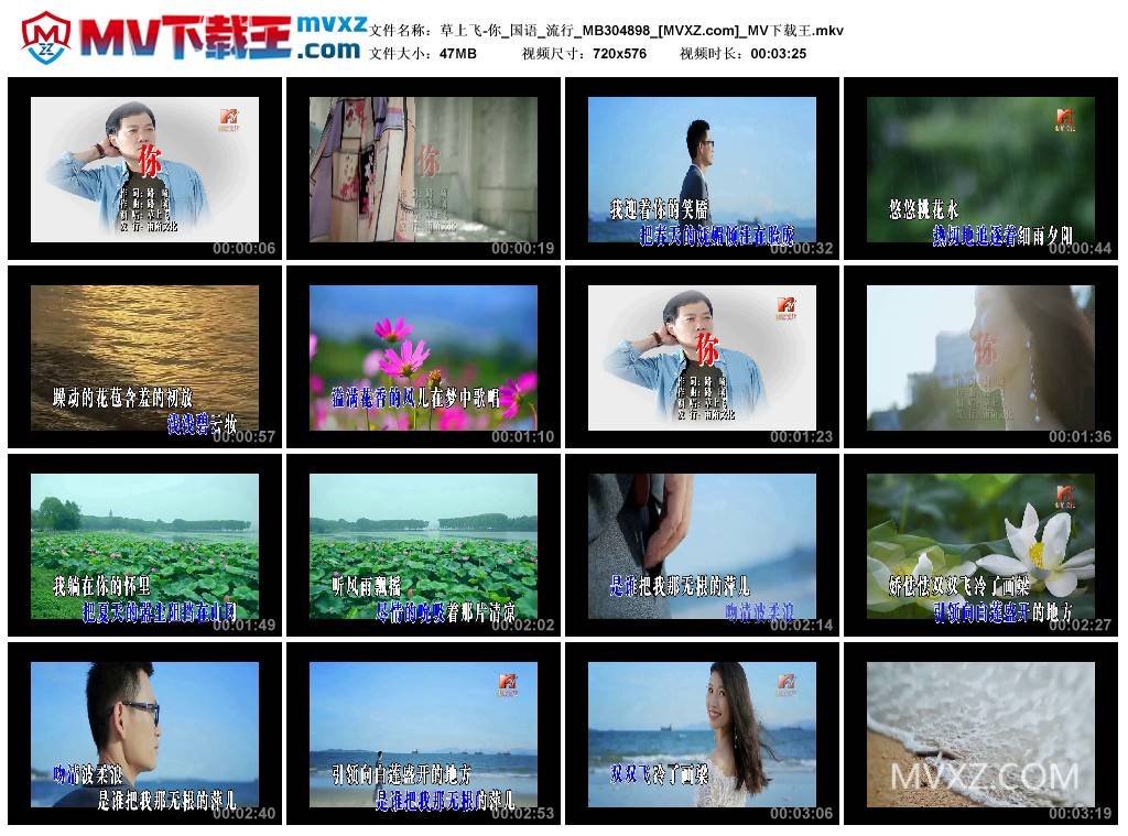 草上飞-你_国语_流行_MB304898